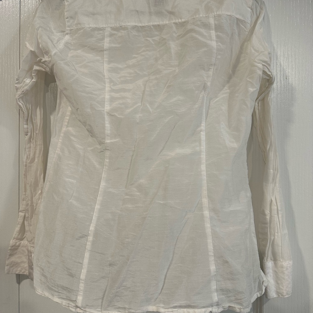 GUESS White Button-Up Blouse - Picture 2 of 5
